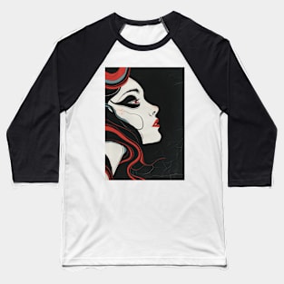 Red Lips Baseball T-Shirt